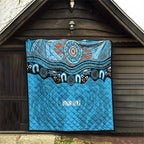 Northern Pride Rugby Custom Quilt Roaring Lion Aboriginal Art - Aussie Hoodie