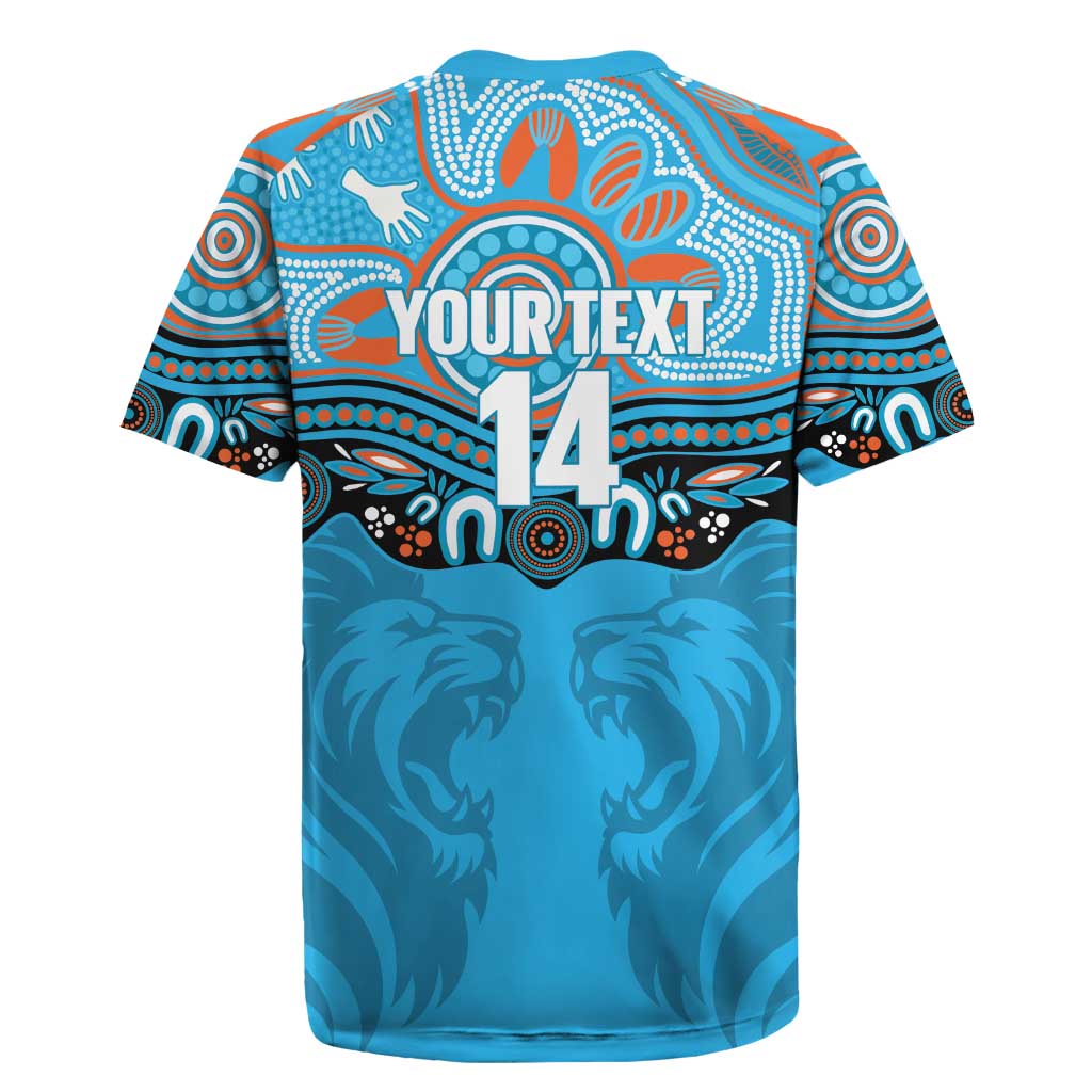 Northern Pride Rugby Custom Rugby Jersey Roaring Lion Aboriginal Art - Aussie Hoodie