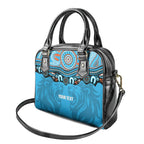 Northern Pride Rugby Custom Shoulder Handbag Roaring Lion Aboriginal Art - Aussie Hoodie