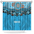Northern Pride Rugby Custom Shower Curtain Roaring Lion Aboriginal Art - Aussie Hoodie