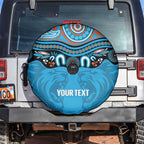 Northern Pride Rugby Custom Spare Tire Cover Roaring Lion Aboriginal Art - Aussie Hoodie