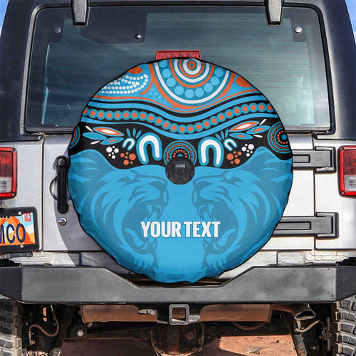 Northern Pride Rugby Custom Spare Tire Cover Roaring Lion Aboriginal Art - Aussie Hoodie