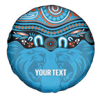 Northern Pride Rugby Custom Spare Tire Cover Roaring Lion Aboriginal Art - Aussie Hoodie