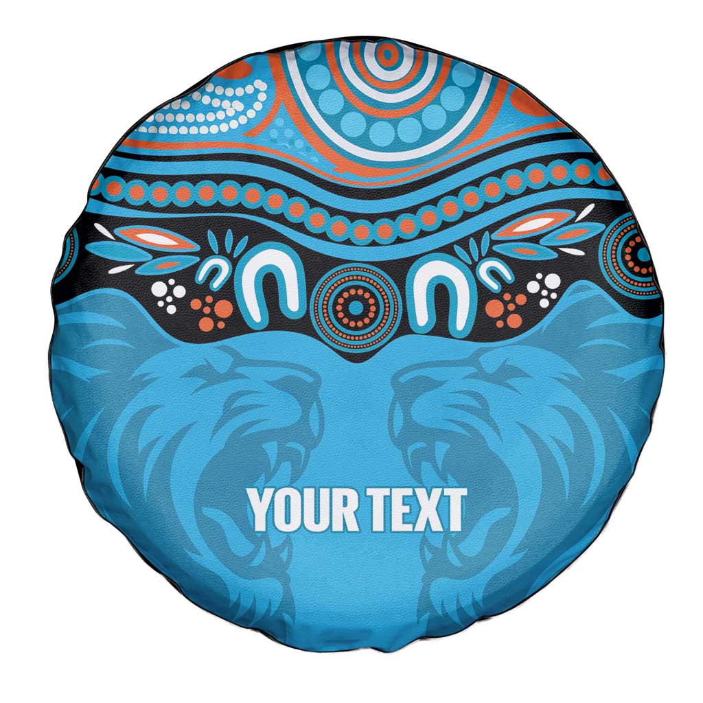 Northern Pride Rugby Custom Spare Tire Cover Roaring Lion Aboriginal Art - Aussie Hoodie
