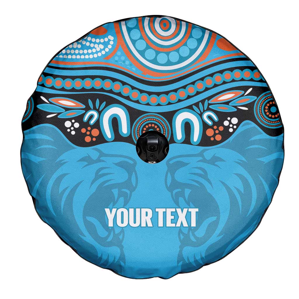 Northern Pride Rugby Custom Spare Tire Cover Roaring Lion Aboriginal Art - Aussie Hoodie