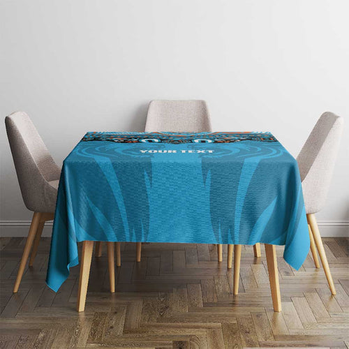 Northern Pride Rugby Custom Tablecloth Roaring Lion Aboriginal Art - Aussie Hoodie