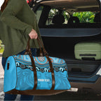 Northern Pride Rugby Custom Travel Bag Roaring Lion Aboriginal Art - Aussie Hoodie