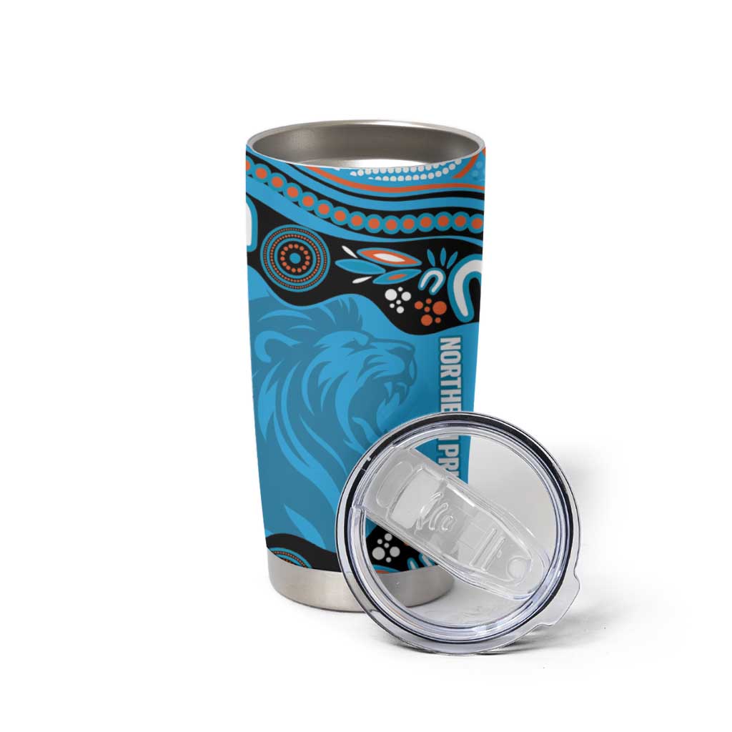 Northern Pride Rugby Custom Tumbler Cup Roaring Lion Aboriginal Art - Aussie Hoodie