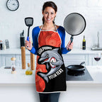 Redcliffe Rugby Custom Apron Go Dolphins Aboriginal Art - Aussie Hoodie