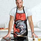 Redcliffe Rugby Custom Apron Go Dolphins Aboriginal Art - Aussie Hoodie