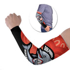 Redcliffe Rugby Custom Arm Sleeves Go Dolphins Aboriginal Art - Aussie Hoodie