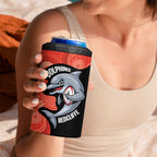 Redcliffe Rugby Custom 4 in 1 Can Cooler Tumbler Go Dolphins Aboriginal Art - Aussie Hoodie