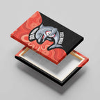 Redcliffe Rugby Custom Canvas Wall Art Go Dolphins Aboriginal Art - Aussie Hoodie