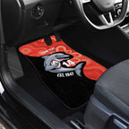 Redcliffe Rugby Custom Car Mats Go Dolphins Aboriginal Art - Aussie Hoodie