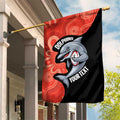 Redcliffe Rugby Custom Garden Flag Go Dolphins Aboriginal Art - Aussie Hoodie