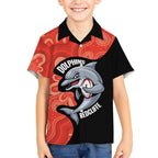 Redcliffe Rugby Custom Hawaiian Shirt Go Dolphins Aboriginal Art - Aussie Hoodie