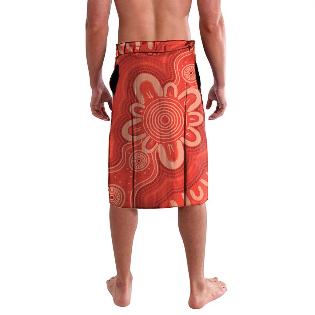 Redcliffe Rugby Custom Lavalava Go Dolphins Aboriginal Art - Aussie Hoodie
