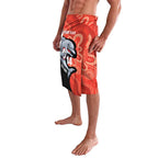 Redcliffe Rugby Custom Lavalava Go Dolphins Aboriginal Art - Aussie Hoodie