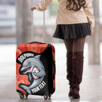 Redcliffe Rugby Custom Luggage Cover Go Dolphins Aboriginal Art - Aussie Hoodie