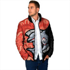 Redcliffe Rugby Custom Padded Jacket Go Dolphins Aboriginal Art - Aussie Hoodie