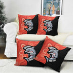 Redcliffe Rugby Custom Pillow Cover Go Dolphins Aboriginal Art - Aussie Hoodie