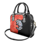 Redcliffe Rugby Custom Shoulder Handbag Go Dolphins Aboriginal Art - Aussie Hoodie