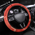 Redcliffe Rugby Steering Wheel Cover Go Dolphins Aboriginal Art - Aussie Hoodie