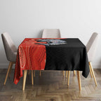 Redcliffe Rugby Custom Tablecloth Go Dolphins Aboriginal Art - Aussie Hoodie