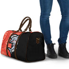 Redcliffe Rugby Custom Travel Bag Go Dolphins Aboriginal Art - Aussie Hoodie