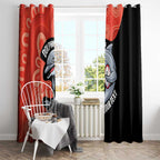 Redcliffe Rugby Custom Window Curtain Go Dolphins Aboriginal Art - Aussie Hoodie