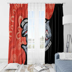 Redcliffe Rugby Custom Window Curtain Go Dolphins Aboriginal Art - Aussie Hoodie