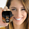 Brisbane Rugby Custom AirPods Case Go Tigers Skin Pattern - Aussie Hoodie