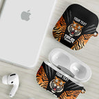 Brisbane Rugby Custom AirPods Case Go Tigers Skin Pattern - Aussie Hoodie
