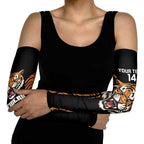 Brisbane Rugby Custom Arm Sleeves Go Tigers Skin Pattern - Aussie Hoodie