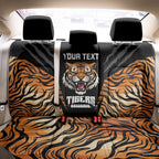 Brisbane Rugby Custom Back Car Seat Cover Go Tigers Skin Pattern - Aussie Hoodie