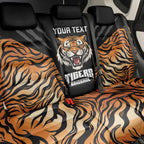 Brisbane Rugby Custom Back Car Seat Cover Go Tigers Skin Pattern - Aussie Hoodie