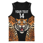 Brisbane Rugby Custom Basketball Jersey Go Tigers Skin Pattern - Aussie Hoodie