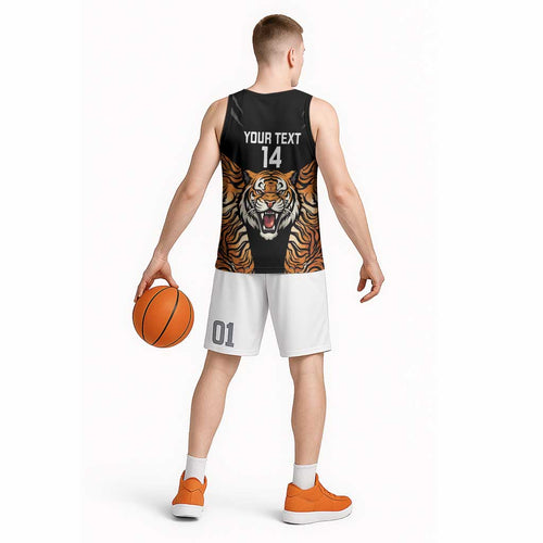 Brisbane Rugby Custom Basketball Jersey Go Tigers Skin Pattern - Aussie Hoodie
