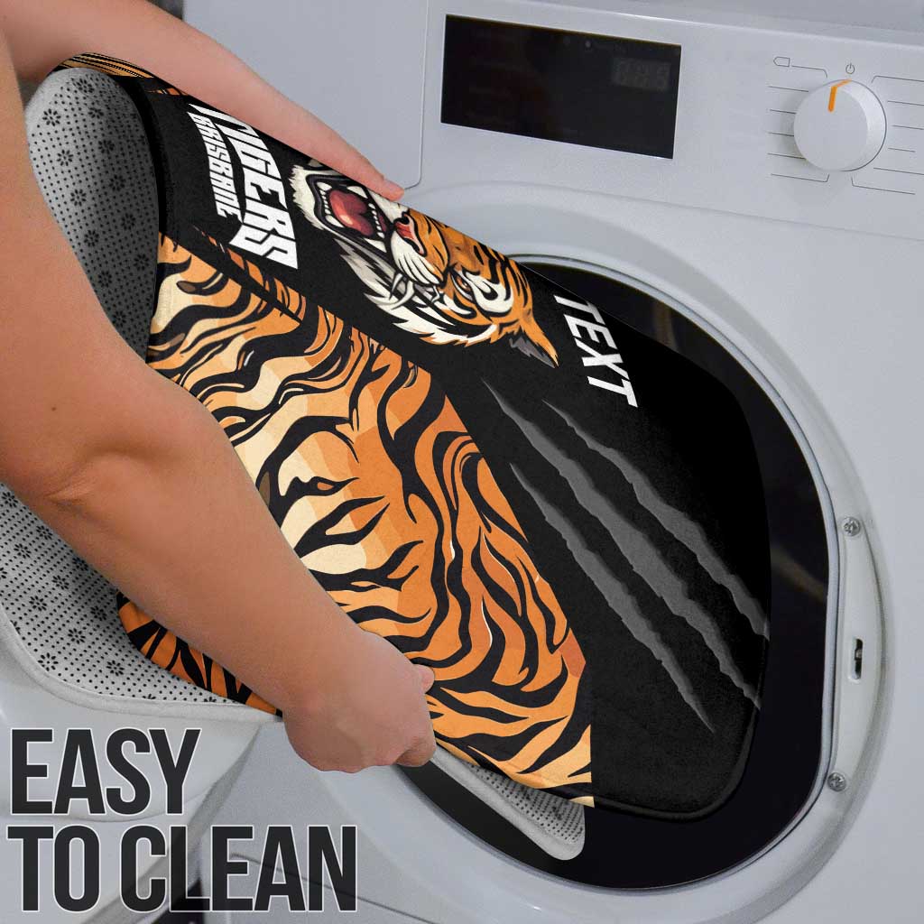 Brisbane Rugby Custom Bathroom Set Go Tigers Skin Pattern - Aussie Hoodie