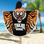 Brisbane Rugby Custom Beach Blanket Go Tigers Skin Pattern - Aussie Hoodie