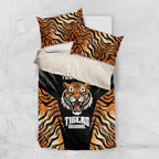Brisbane Rugby Custom Bedding Set Go Tigers Skin Pattern - Aussie Hoodie