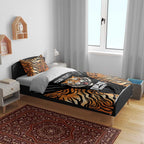 Brisbane Rugby Custom Bedding Set Go Tigers Skin Pattern - Aussie Hoodie