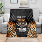 Brisbane Rugby Custom Blanket Go Tigers Skin Pattern - Aussie Hoodie