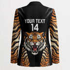 Brisbane Rugby Custom Blazer Go Tigers Skin Pattern - Aussie Hoodie