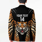 Brisbane Rugby Custom Blazer Go Tigers Skin Pattern - Aussie Hoodie