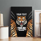 Brisbane Rugby Custom Canvas Wall Art Go Tigers Skin Pattern - Aussie Hoodie