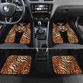 Brisbane Rugby Custom Car Mats Go Tigers Skin Pattern - Aussie Hoodie