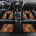 Brisbane Rugby Custom Car Mats Go Tigers Skin Pattern - Aussie Hoodie