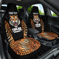 Brisbane Rugby Custom Car Seat Cover Go Tigers Skin Pattern - Aussie Hoodie