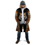 Brisbane Rugby Custom Cloak Go Tigers Skin Pattern - Aussie Hoodie
